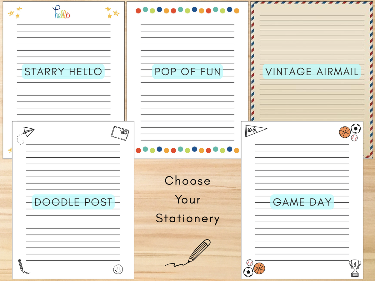 Deluxe Penpal Kit for Boys
