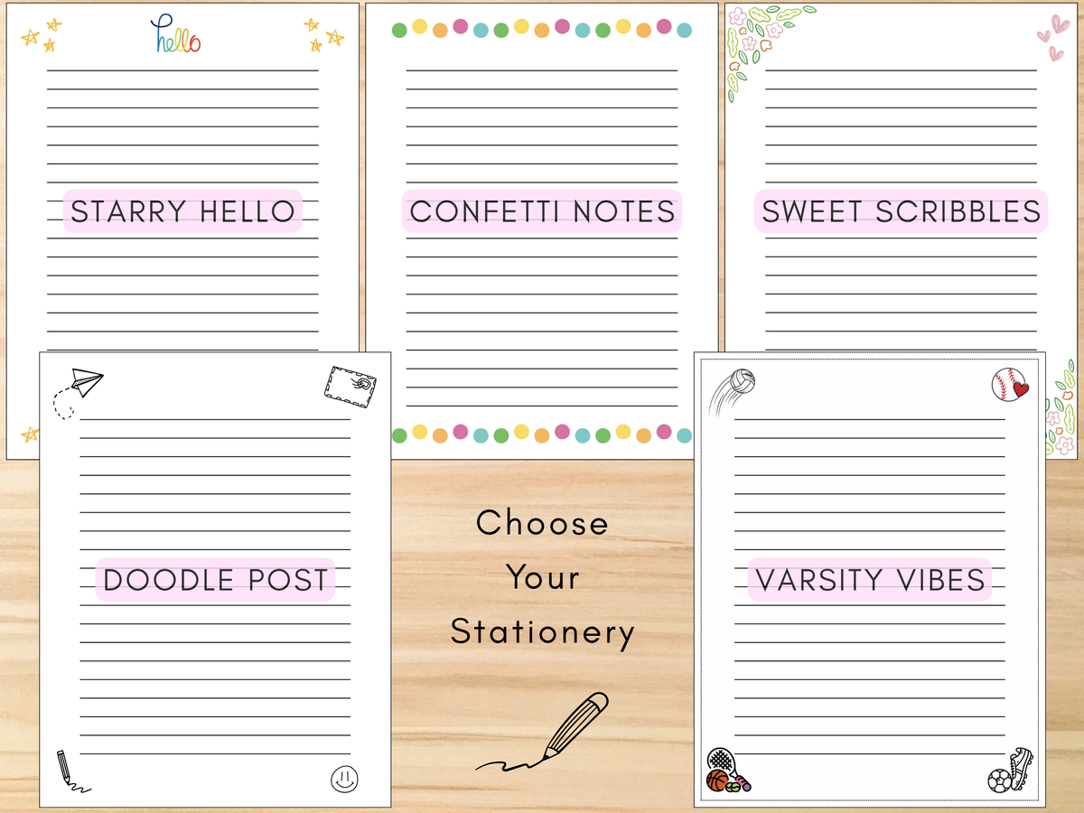 Deluxe Penpal Kit for Girls