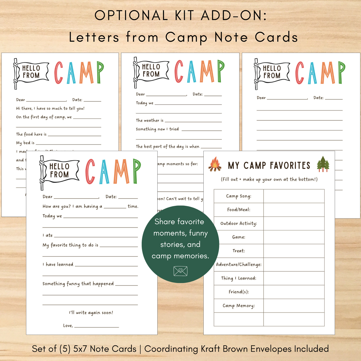 Little Letters from Camp Kit