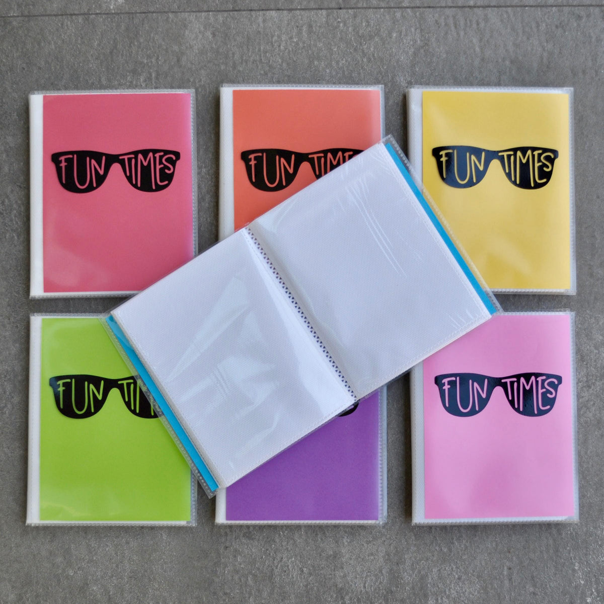 Fun Times Photo Album Party Pack | Set of 7 Colors