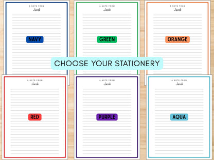 Personalized Stationery Kit for Boys