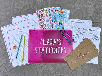 Personalized Stationery Refill for Girls