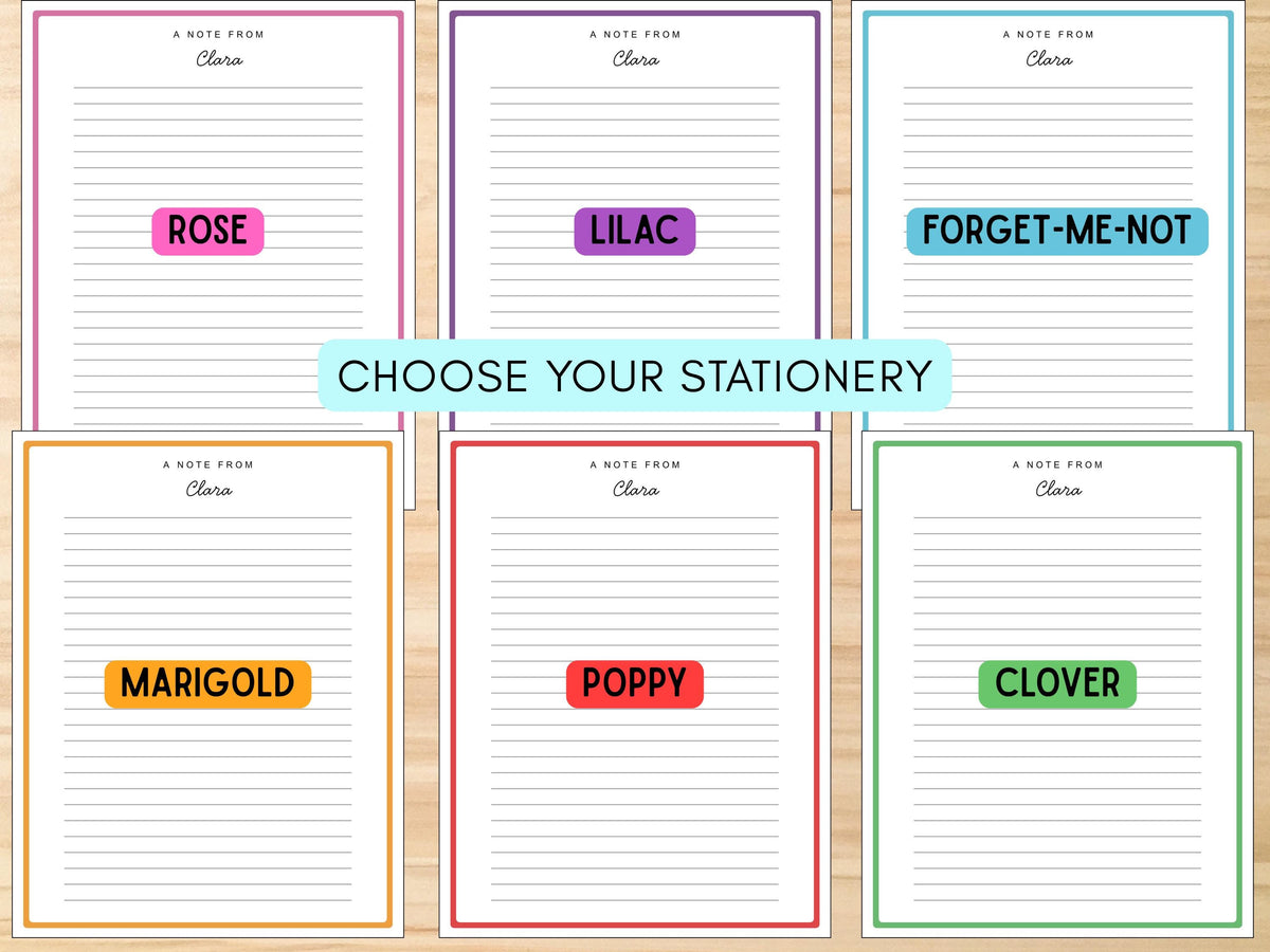 Personalized Stationery Kit for Girls