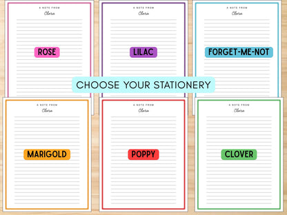 Personalized Stationery Kit for Girls