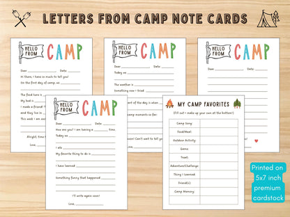 Letters from Camp Note Cards