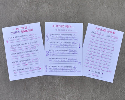 Besties Conversation Note Cards