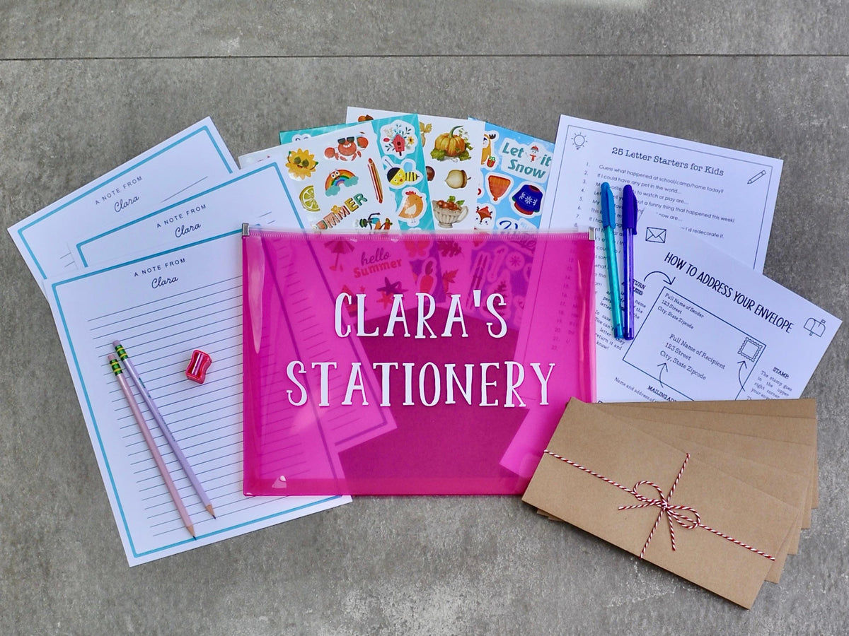 Personalized Stationery Kit for Girls