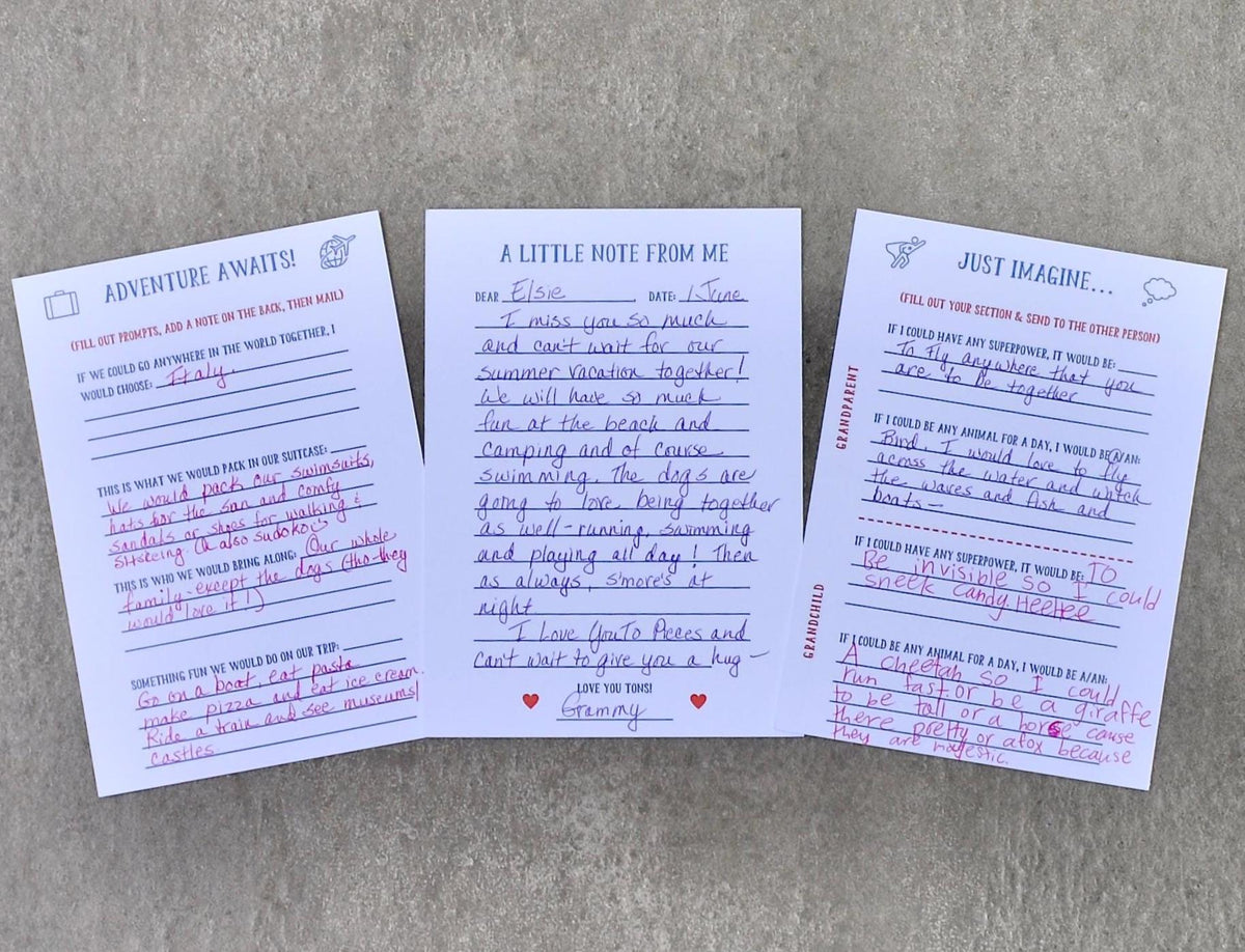 Grandchild Conversation Note Cards