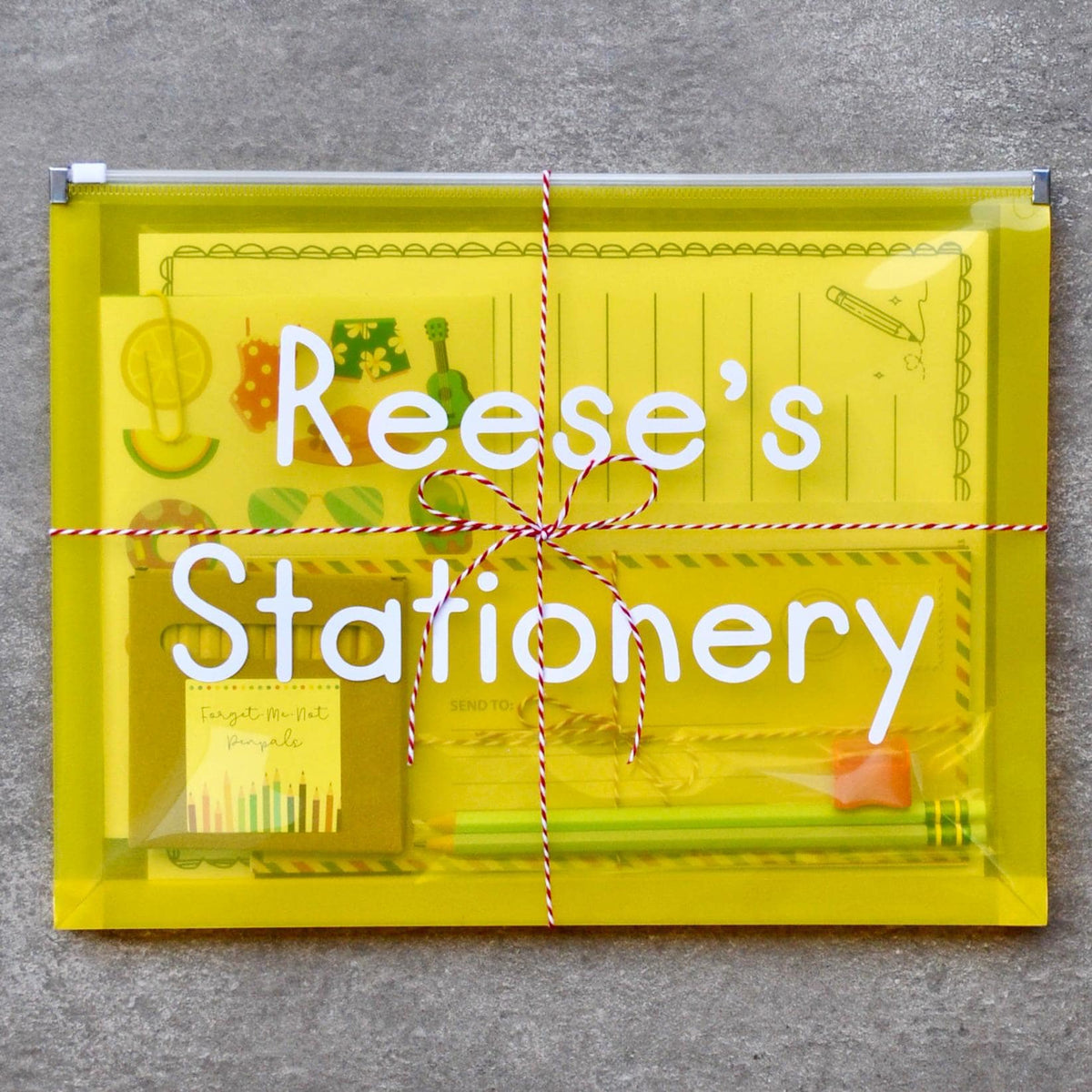 Little Writers Personalized Stationery Kit