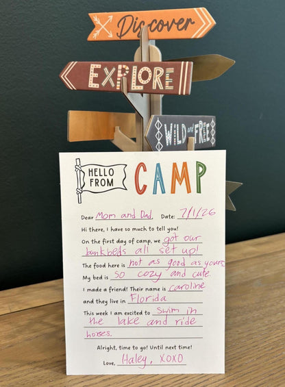 Letters from Camp Note Cards