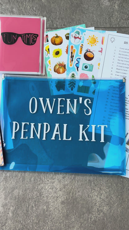 Deluxe Penpal Kit for Boys