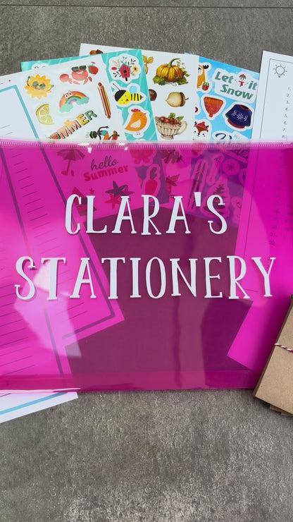 Personalized Stationery Kit for Girls